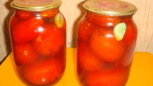 помидоры в яблочном соке на зиму