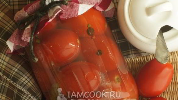 Рецепт Сладкие помидоры на зиму
