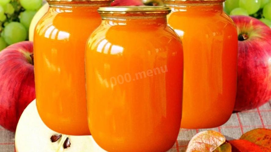 Рецепт сок яблочный на зиму с тыквой