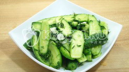 быстрые малосольные огурцы