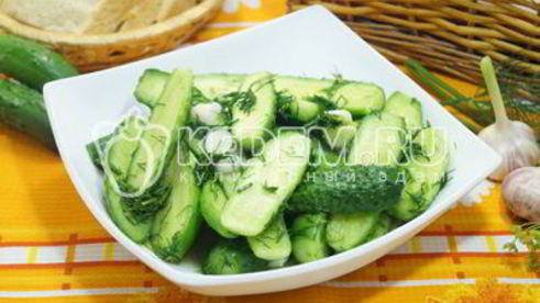 быстрые малосольные огурцы