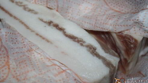 домашнее острое сало