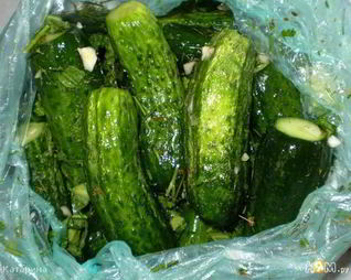 Малосольные огурчики без рассола