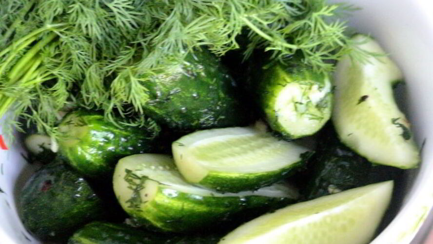 Рецепт малосольные огурчики в пакете