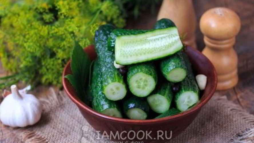 Рецепт малосольные огурцы в кастрюле