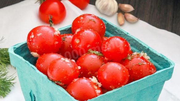 Рецепт Малосольные помидоры в пакете