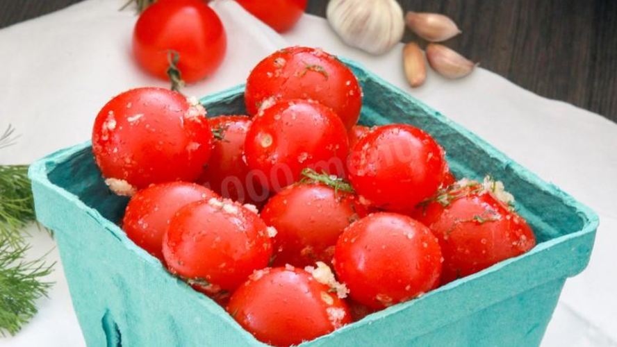 Рецепт малосольные помидоры в пакете