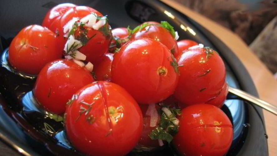 Рецепт малосольные помидоры