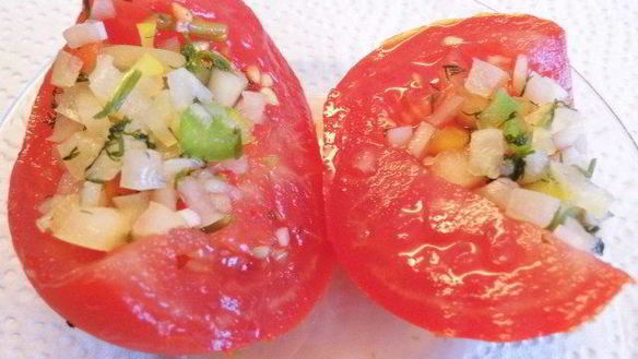 Рецепт Помидоры малосольные сухим способом