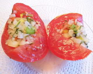 Помидоры малосольные сухим способом