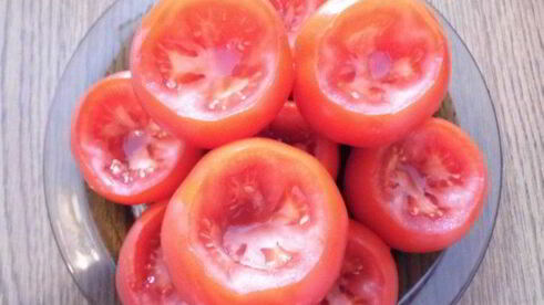 помидоры малосольные сухим способом