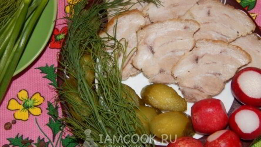 Рецепт сало домашнее