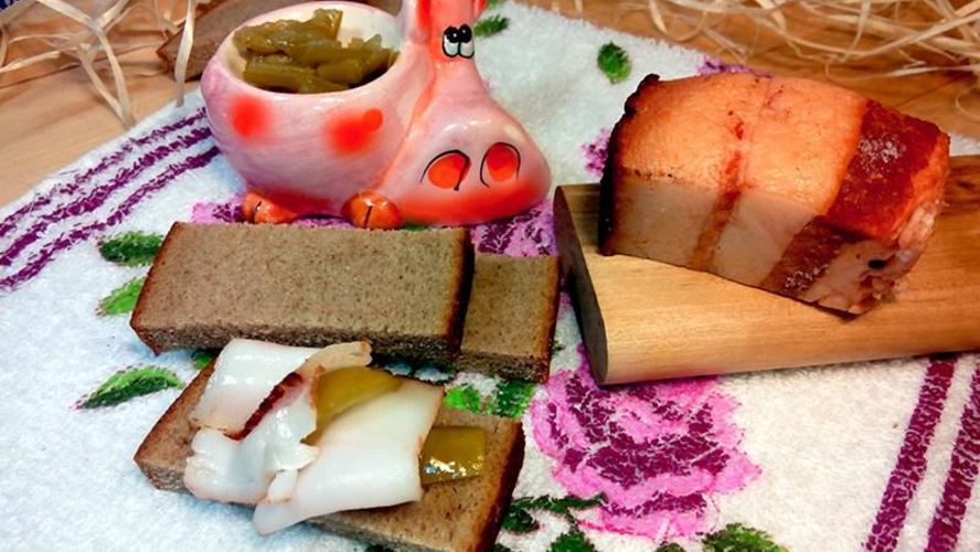 Рецепт сало в луковом рассоле