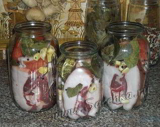 Сало в тузлуке