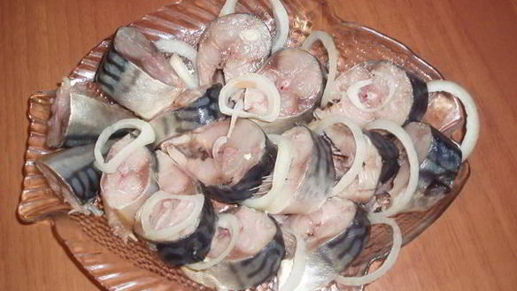 Рецепт Скумбрия малосольная