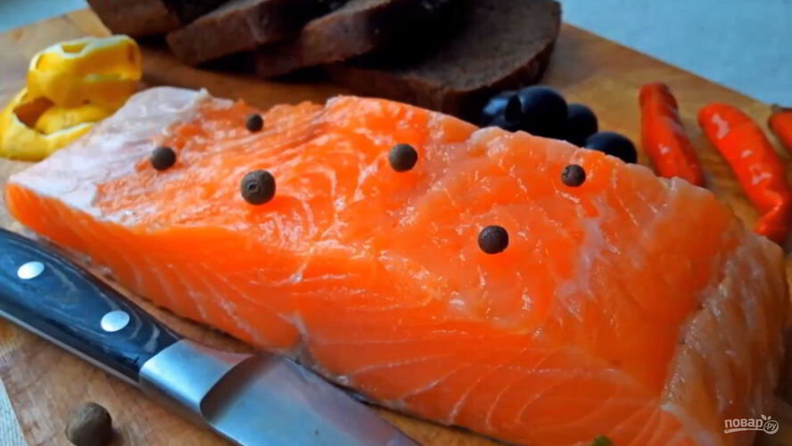 Рецепт соленая семга