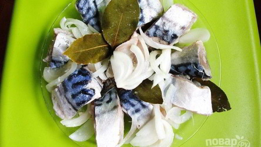 Рецепт соленая скумбрия в рассоле