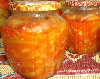 Тещин язык из кабачков на зиму