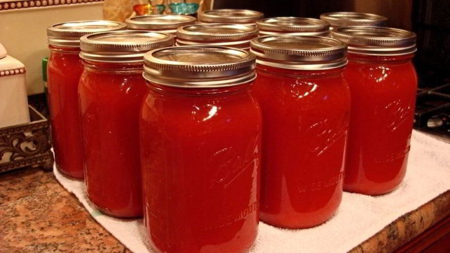 Рецепт томатный сок на зиму