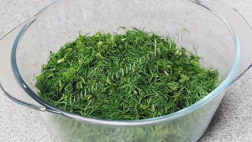 укроп на зиму