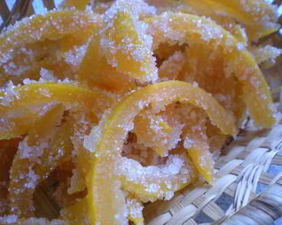 Грейпфрутовые цукаты