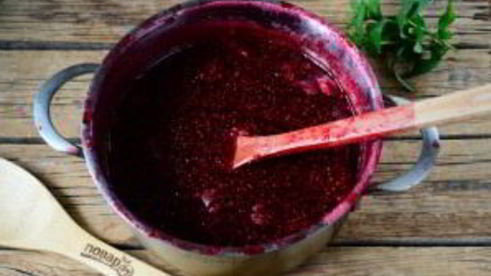 густое варенье из малины