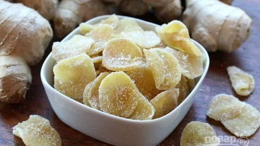 Рецепт имбирные цукаты