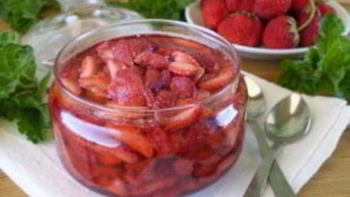 клубничное варенье без варки