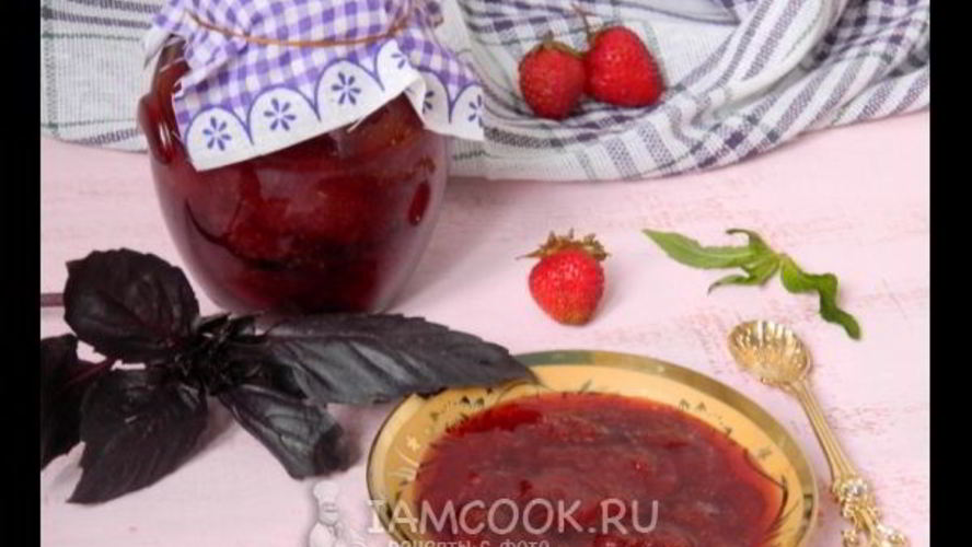 Рецепт клубничное варенье с мятой
