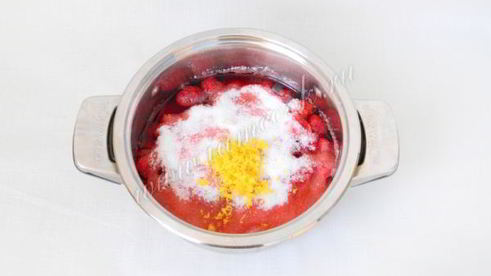 клубничное варенье с мятой