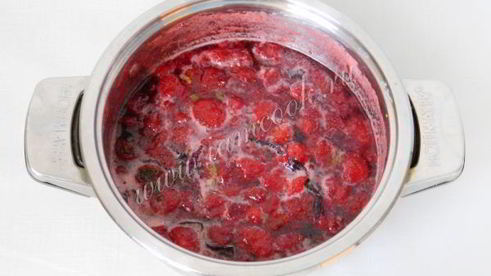 клубничное варенье с мятой