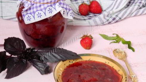 клубничное варенье с мятой