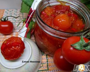 Конфитюр из помидоров черри с перчиком чили
