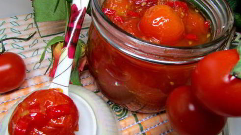 конфитюр из помидоров черри с перчиком чили