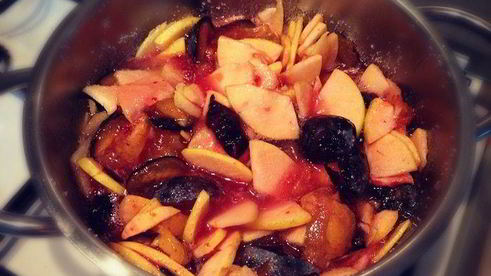 конфитюр сливово-яблочный