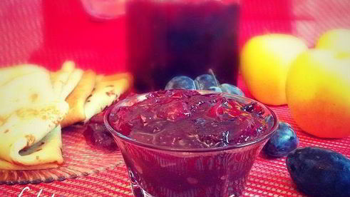 конфитюр сливово-яблочный