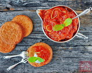 Лимонно-тыквенное варенье с розовым перцем