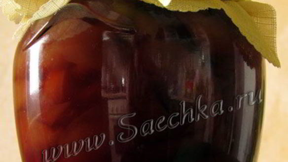 Рецепт Персиковый конфитюр с коньяком