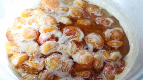 варенье из абрикосов без косточек с миндалем