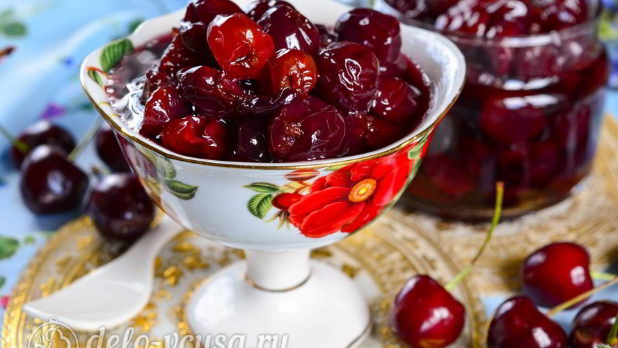 Рецепт варенье из черешни без косточек