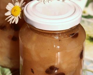 Варенье из груш с кофейными зернами