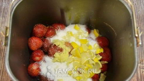 варенье из клубники в хлебопечке