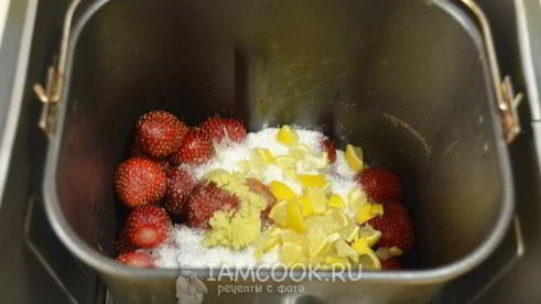 варенье из клубники в хлебопечке
