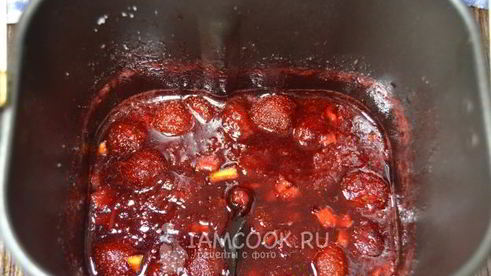 варенье из клубники в хлебопечке