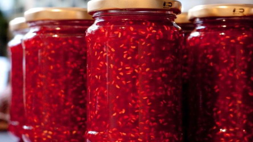 Рецепт варенье из малины и клубники