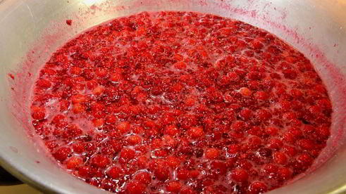 варенье из малины на зиму пятиминутка