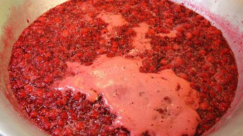 варенье из малины на зиму пятиминутка