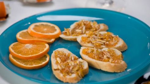 варенье из мандаринов с миндалем