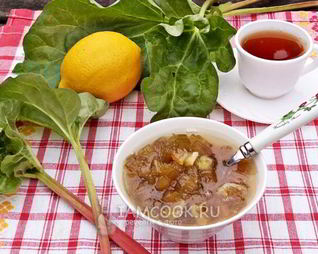 Варенье из ревеня с лимоном