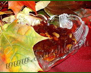 Варенье из сливы с грецкими орехами
